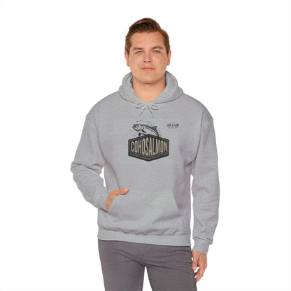 Coho Salmon Hooded Sweatshirt