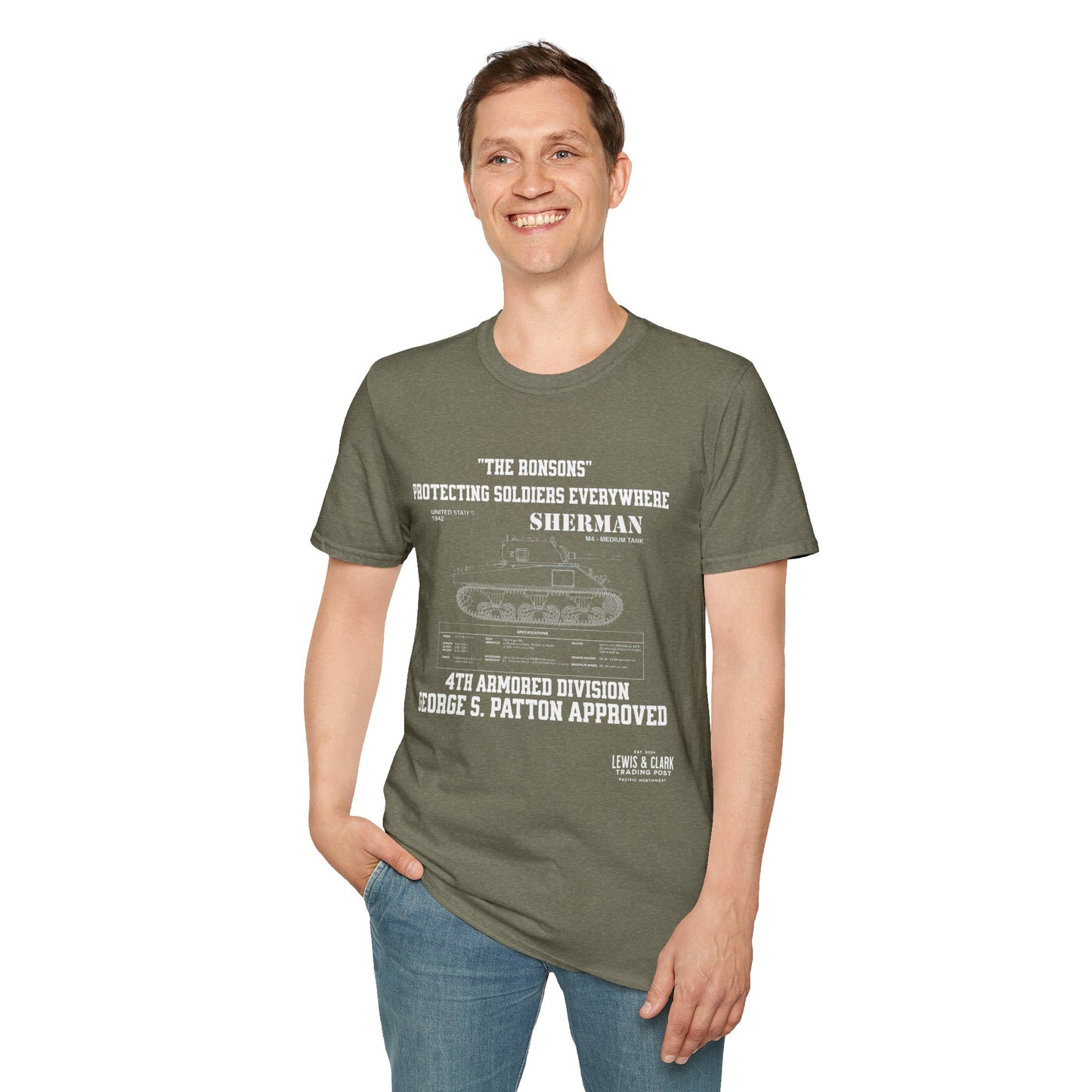 "The Ronsons" Sherman Tank T-Shirt