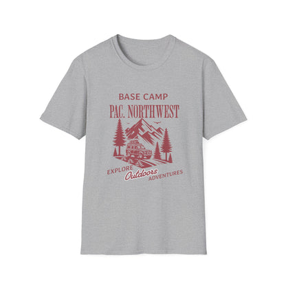 PNW Basecamp Unisex T-Shirt for Outdoor Enthusiasts