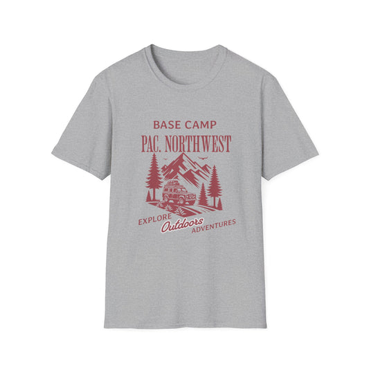 PNW Basecamp Unisex T-Shirt for Outdoor Enthusiasts