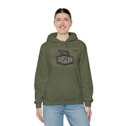 Coho Salmon Hooded Sweatshirt