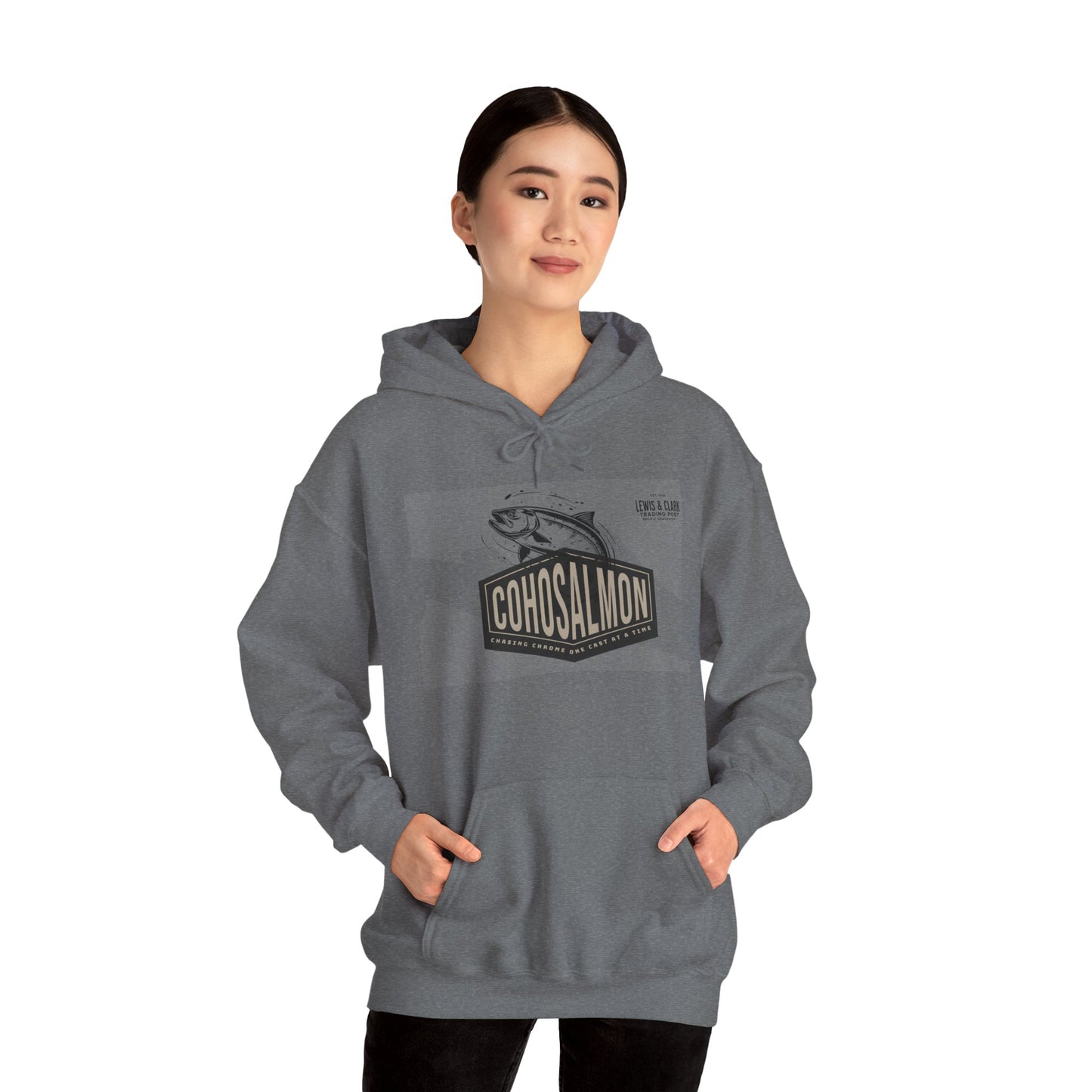 Coho Salmon Hooded Sweatshirt