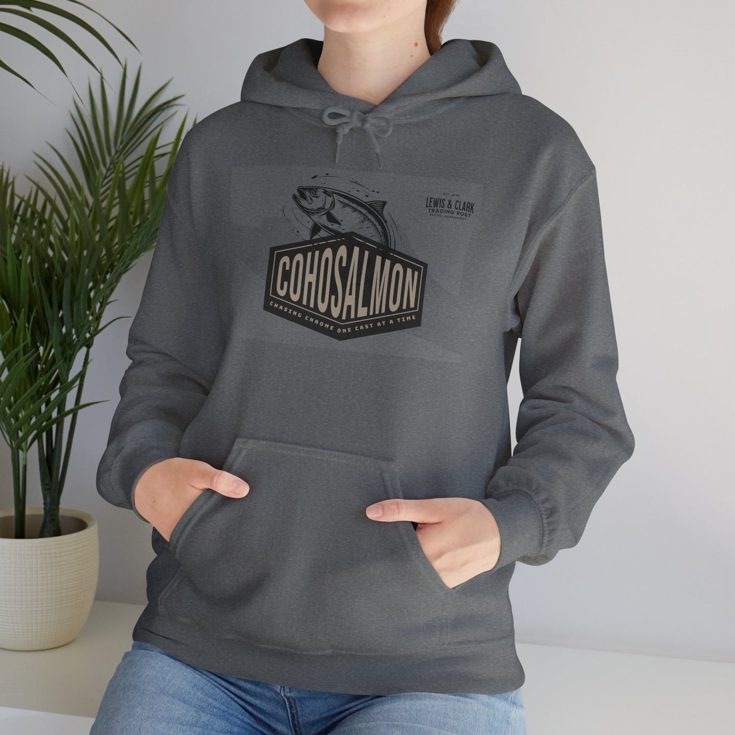 Coho Salmon Hooded Sweatshirt