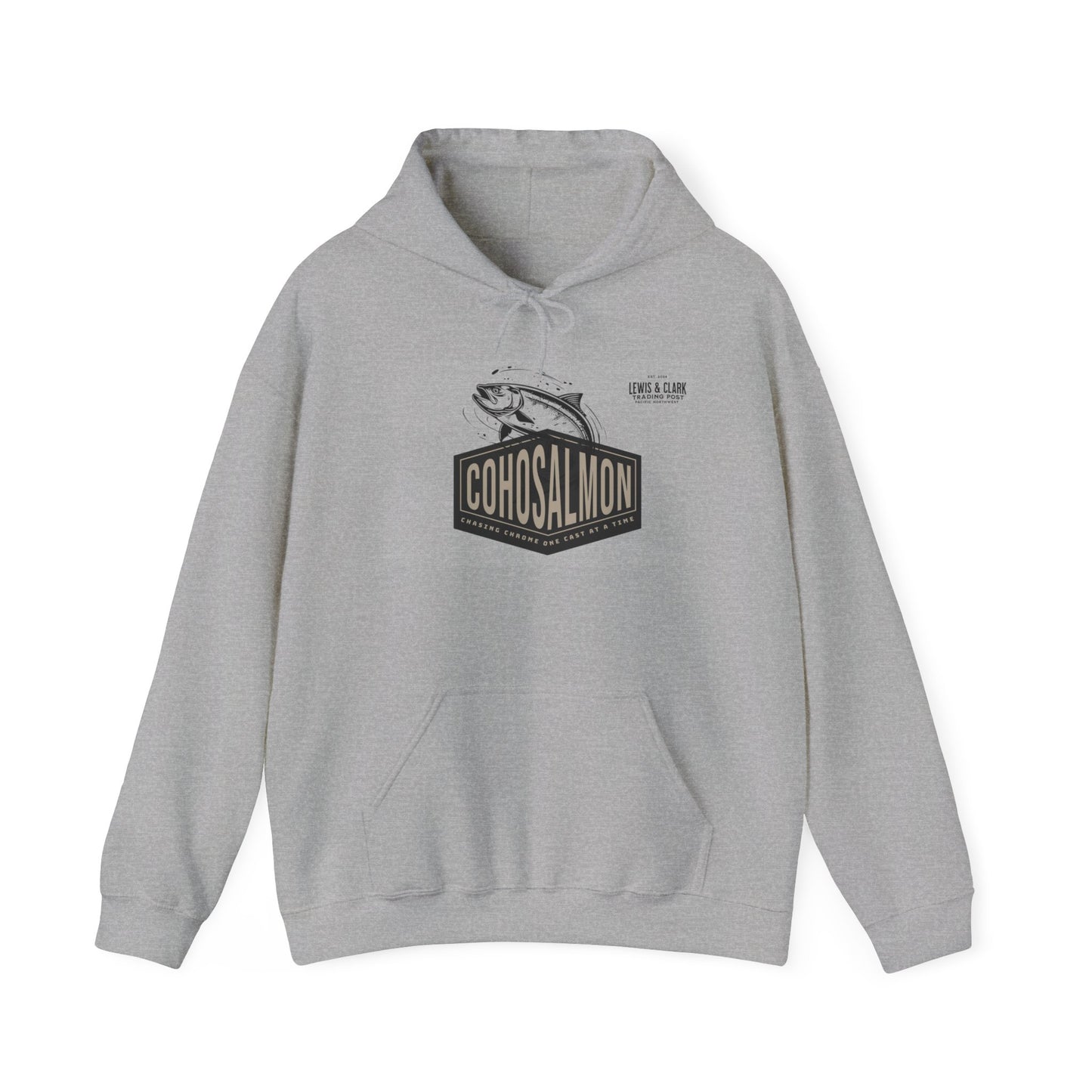 Coho Salmon Hooded Sweatshirt