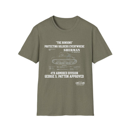 "The Ronsons" Sherman Tank T-Shirt