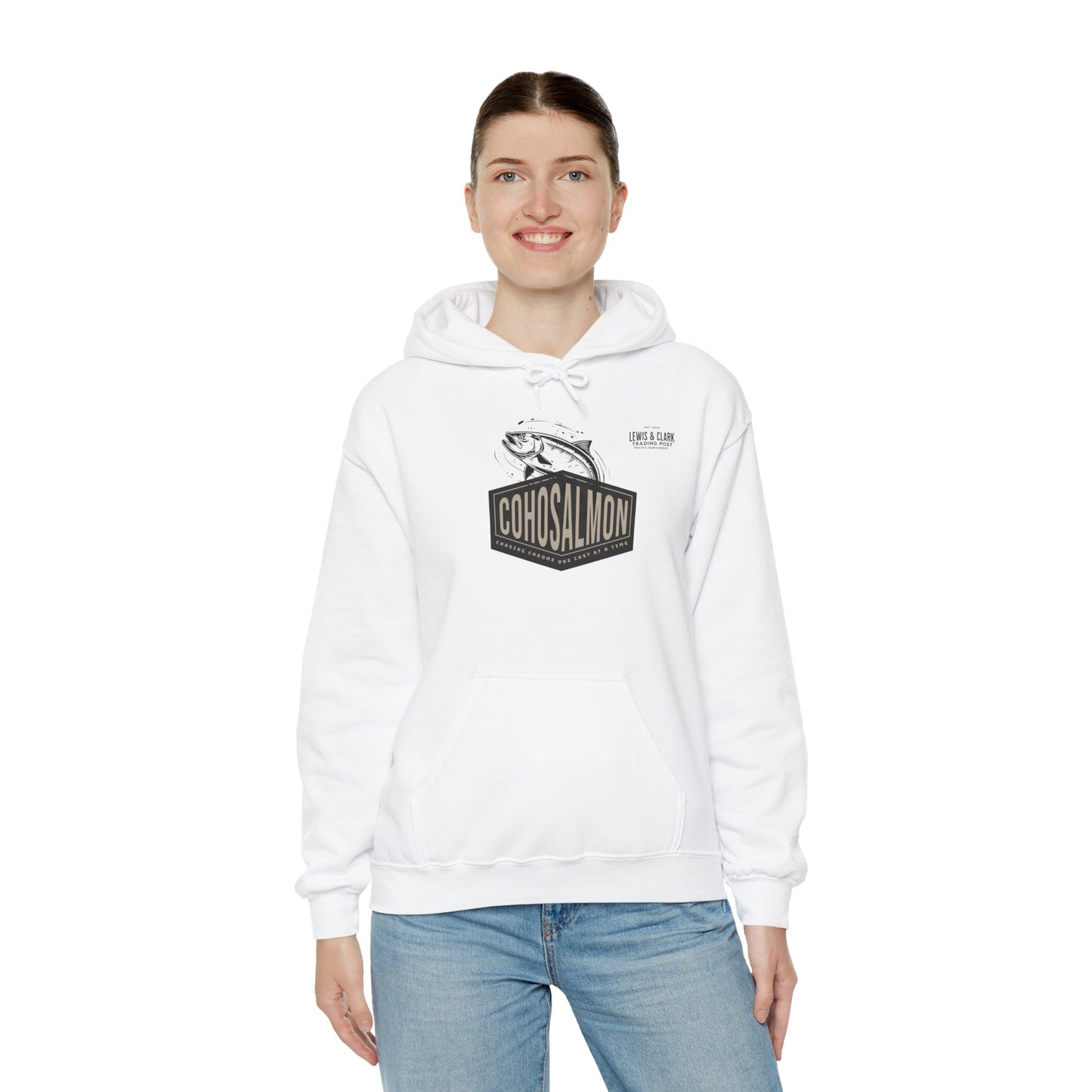 Coho Salmon Hooded Sweatshirt