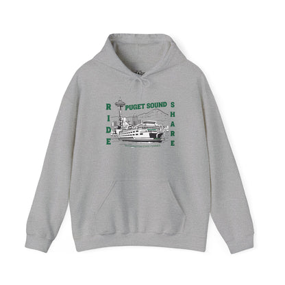 Pacific Northwest Ride Share Hooded Sweatshirt