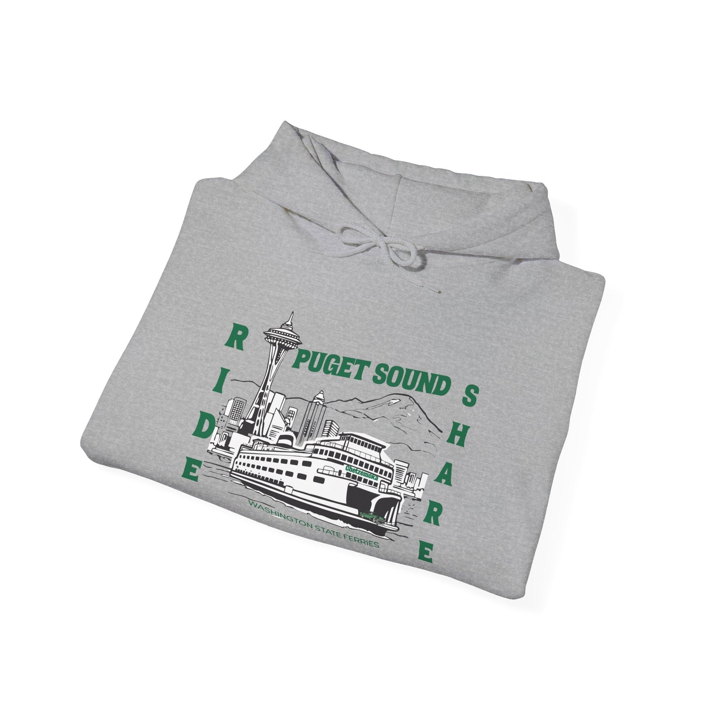 Pacific Northwest Ride Share Hooded Sweatshirt