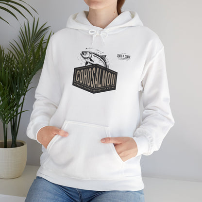 Coho Salmon Hooded Sweatshirt