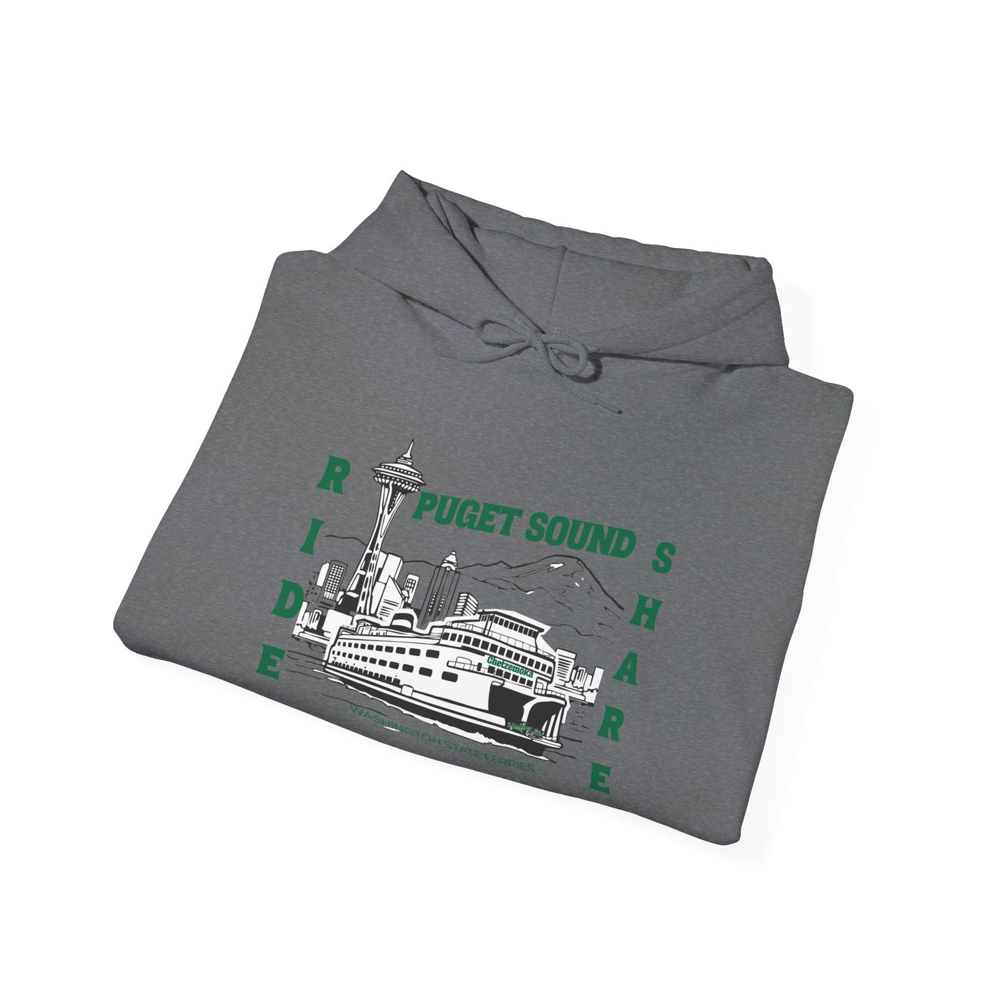 Pacific Northwest Ride Share Hooded Sweatshirt